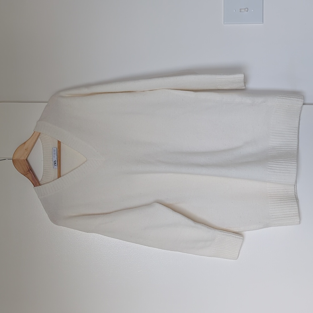 Fall fashion - Zara cream sweater dress
